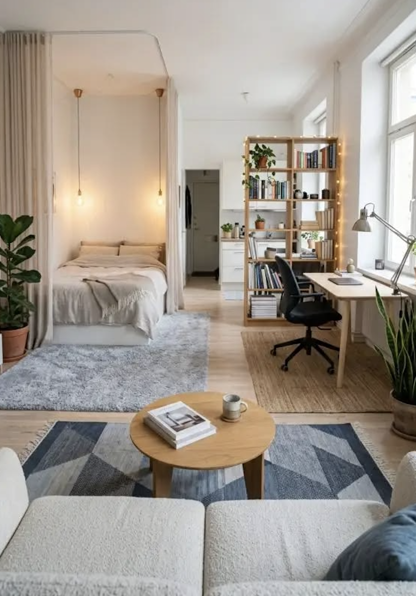 Microstudio Layout Ideas 10+ Small Studio Layout Ideas That Make Your Apartment Feel Bigger